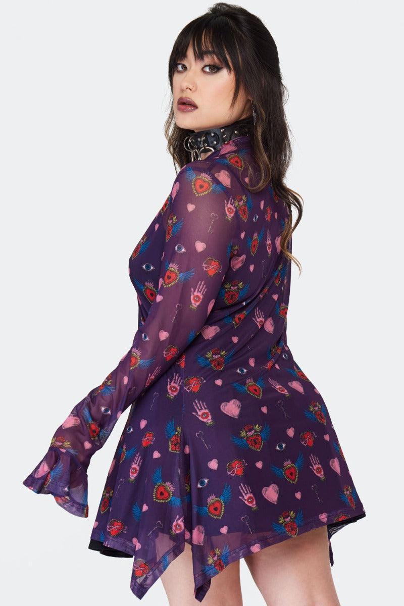 Alchemy Hearts Sheer Cardigan