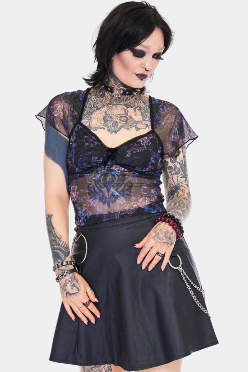 Night Crow Mesh Top