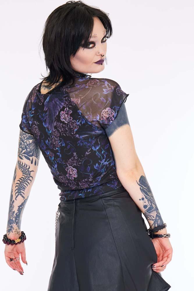 Night Crow Mesh Top