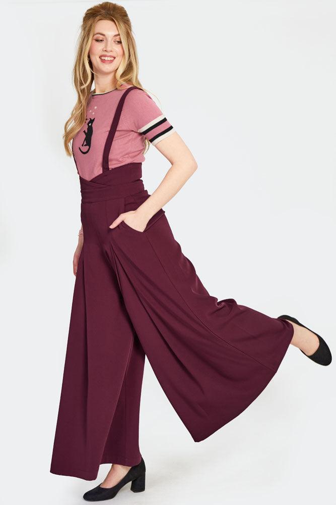 40s Wide Leg Trousers
