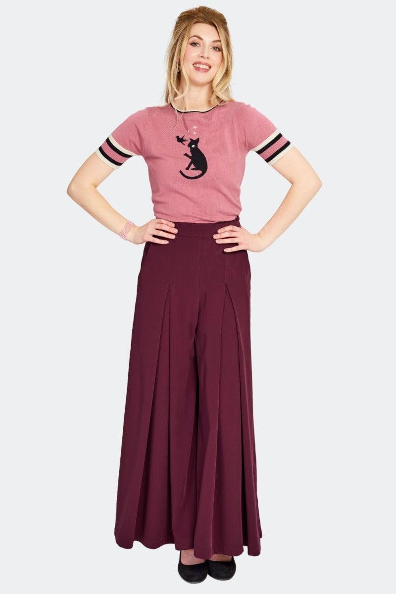 40s Wide Leg Trousers