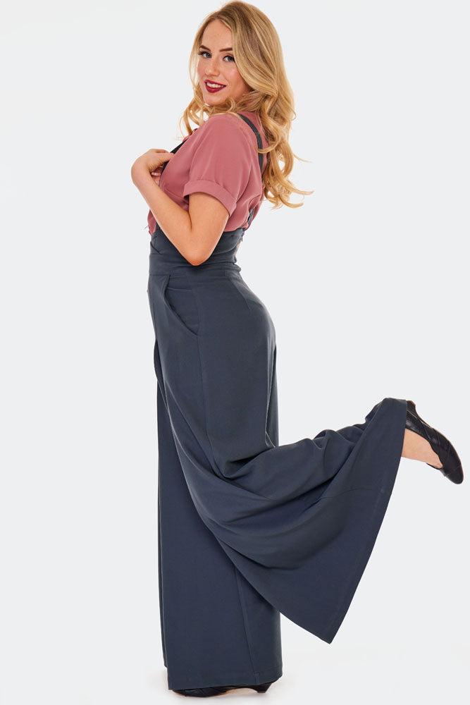 40s Wide Leg Trousers