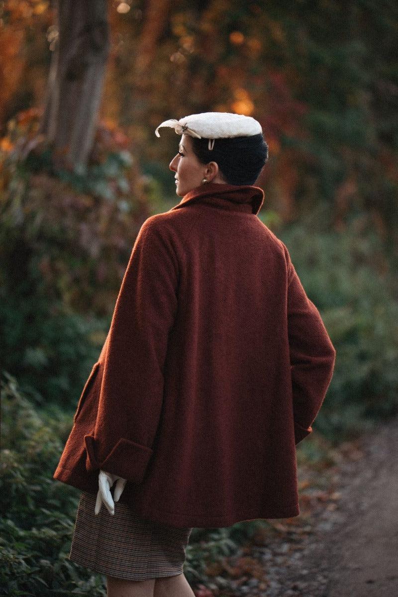 60s A Line Swing Coat