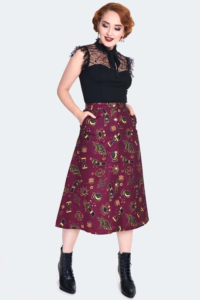 Spider Web Tie Collar Top