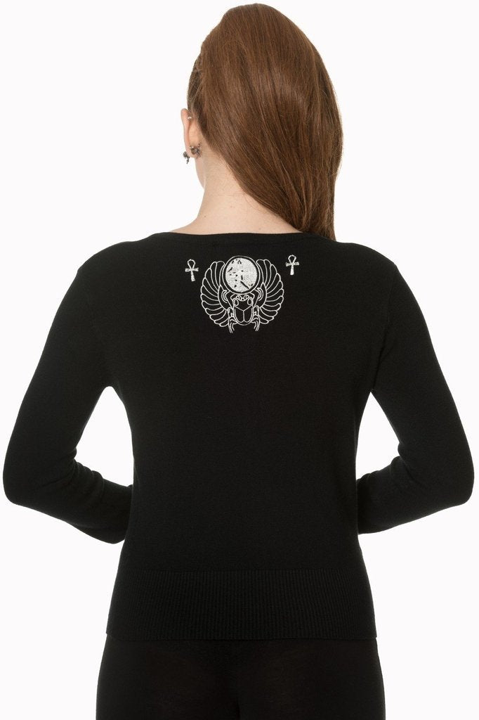 9 Lives Cat Cardigan-Banned-Dark Fashion Clothing