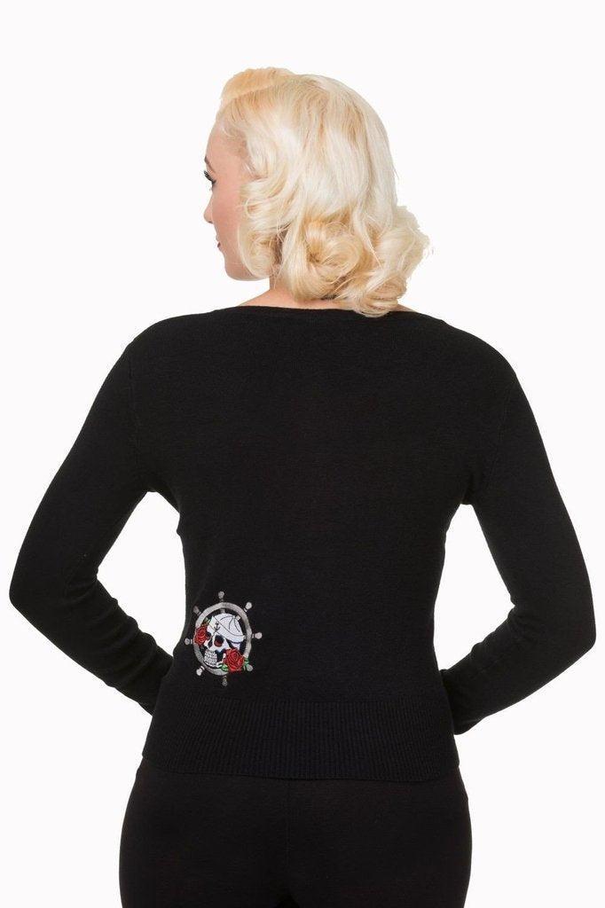 Anchor Cardigan-Banned-Dark Fashion Clothing