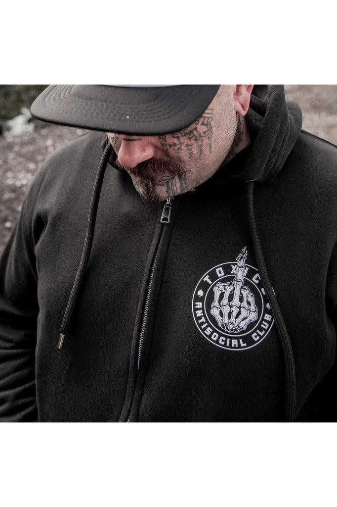 Anti Social Alienation Ziphood-Toxico-Dark Fashion Clothing