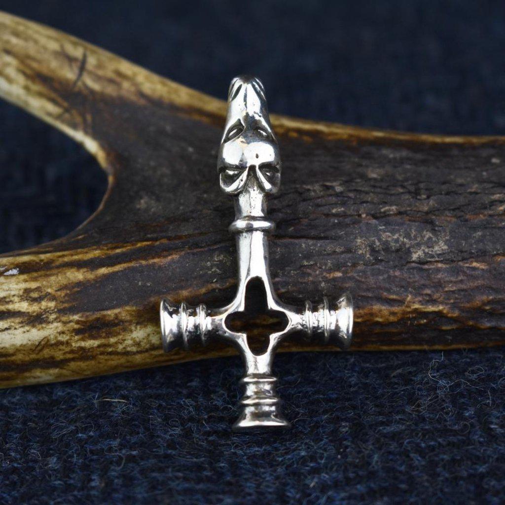 Asgard Dragon Hammer Pendant – Pewter or Silver-Asgard-Dark Fashion Clothing