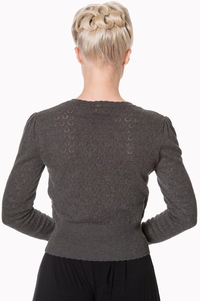 Basic Instinct Long Sleeve Top-Banned-Dark Fashion Clothing