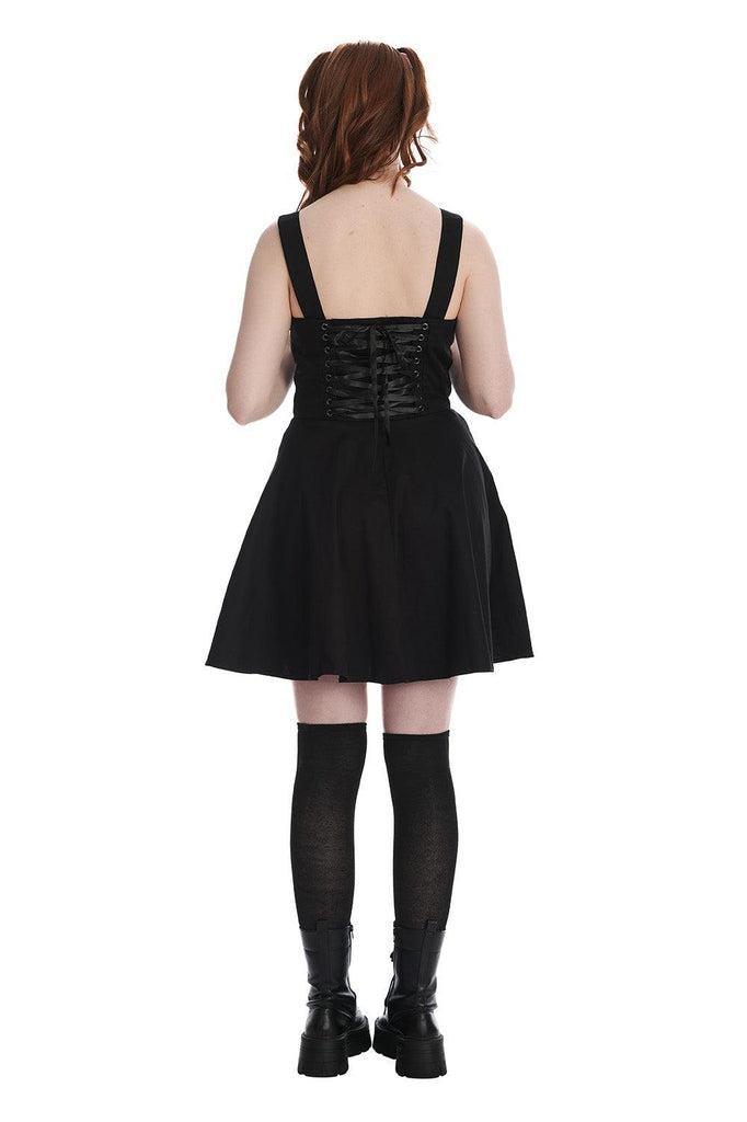 Blair Chain Details Dress-Banned-Dark Fashion Clothing