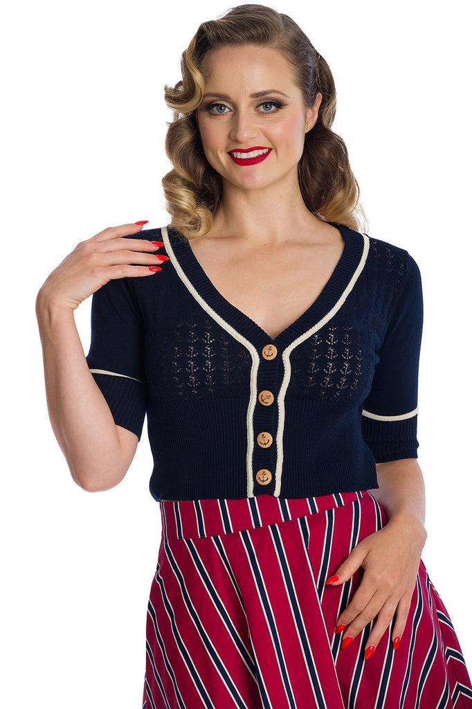 Boat Club Cardigan-Banned-Dark Fashion Clothing