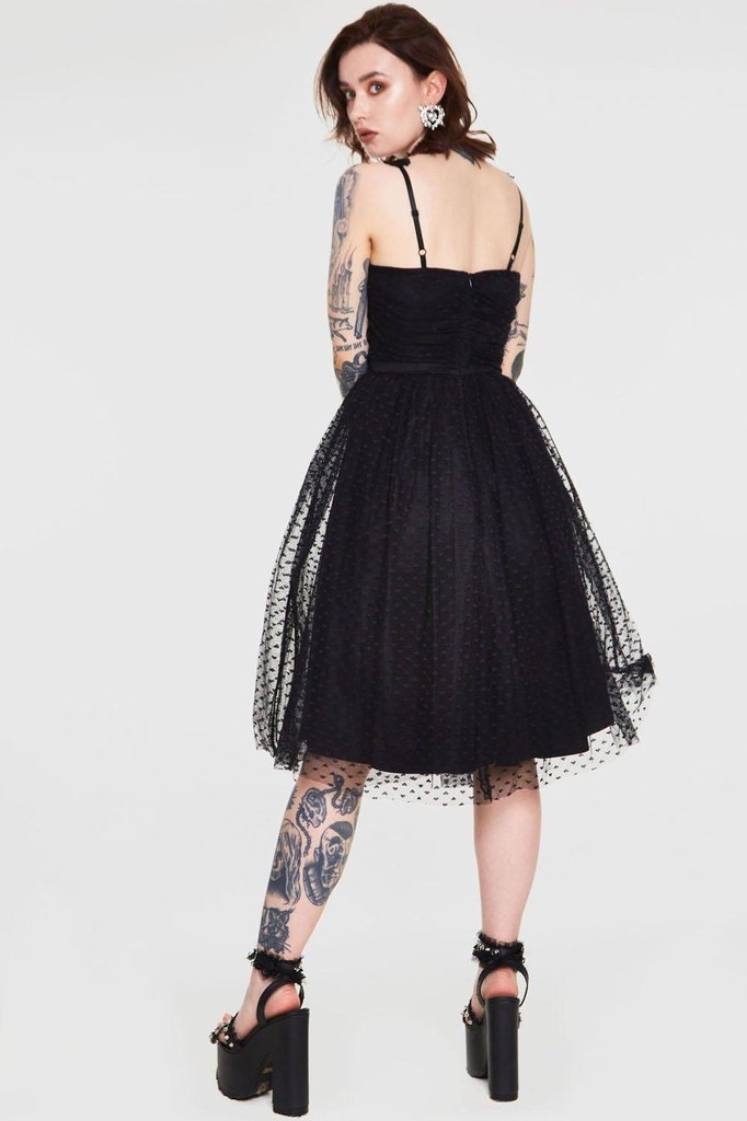 Carrie Dark Heart Prom Dress-Jawbreaker-Dark Fashion Clothing