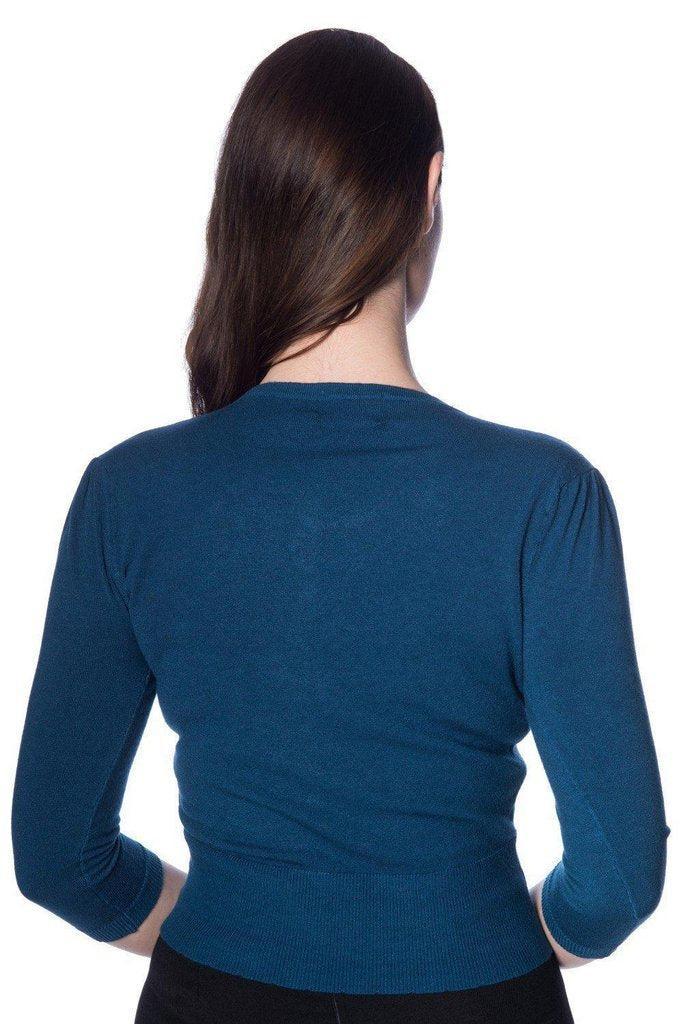 Cat Scallop Collar Cardi-Banned-Dark Fashion Clothing