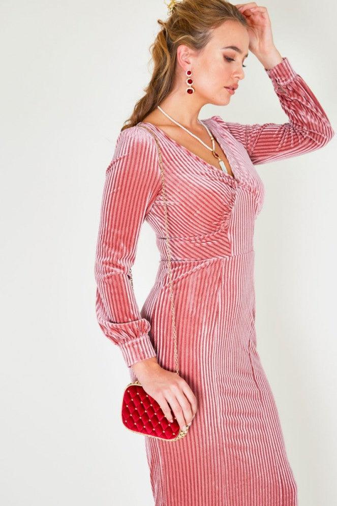 Catherine Velvet & Studded Elegant Evening Bag-Voodoo Vixen-Dark Fashion Clothing