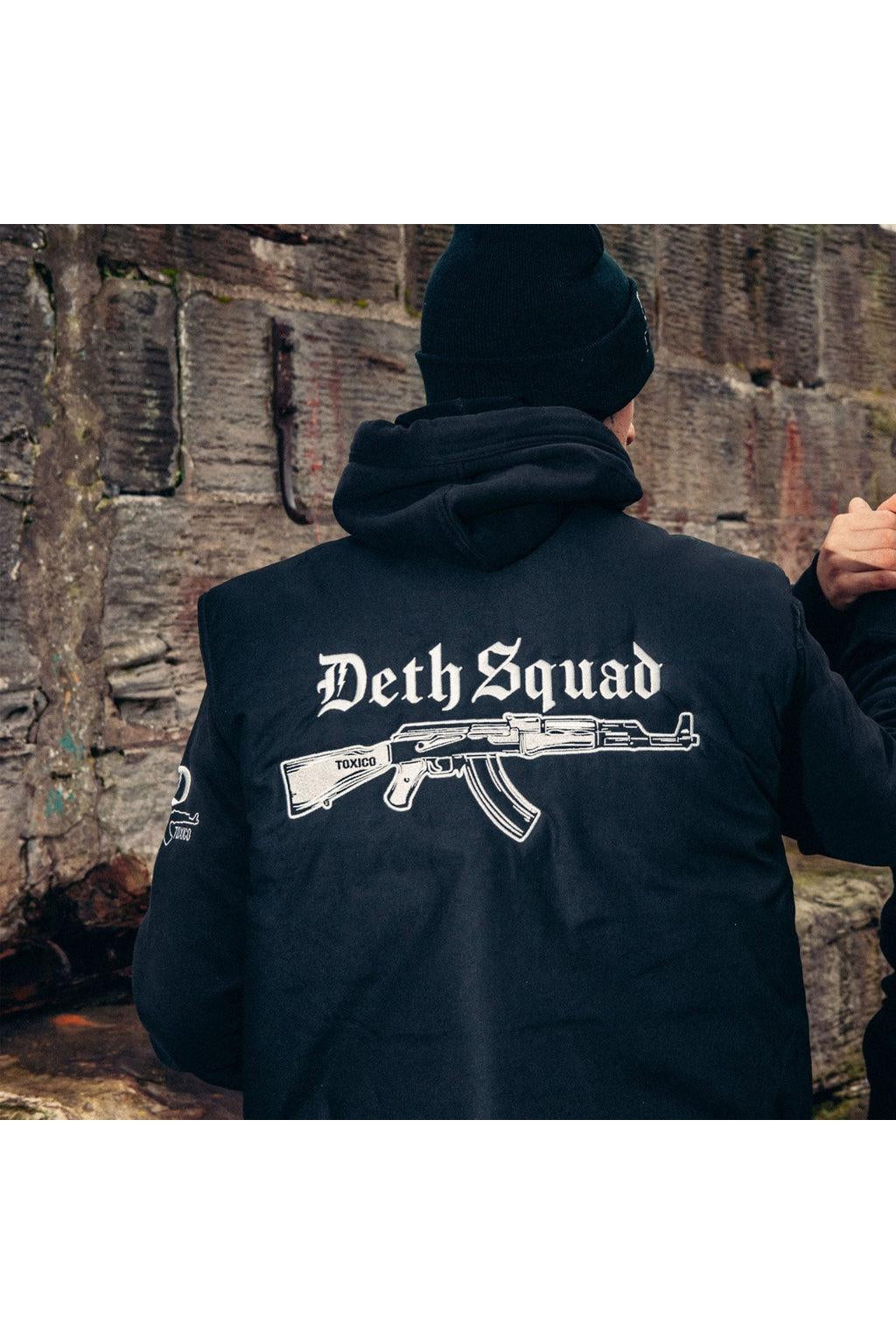 Deth Squad AK Padded Bodywarmer-Toxico-Dark Fashion Clothing