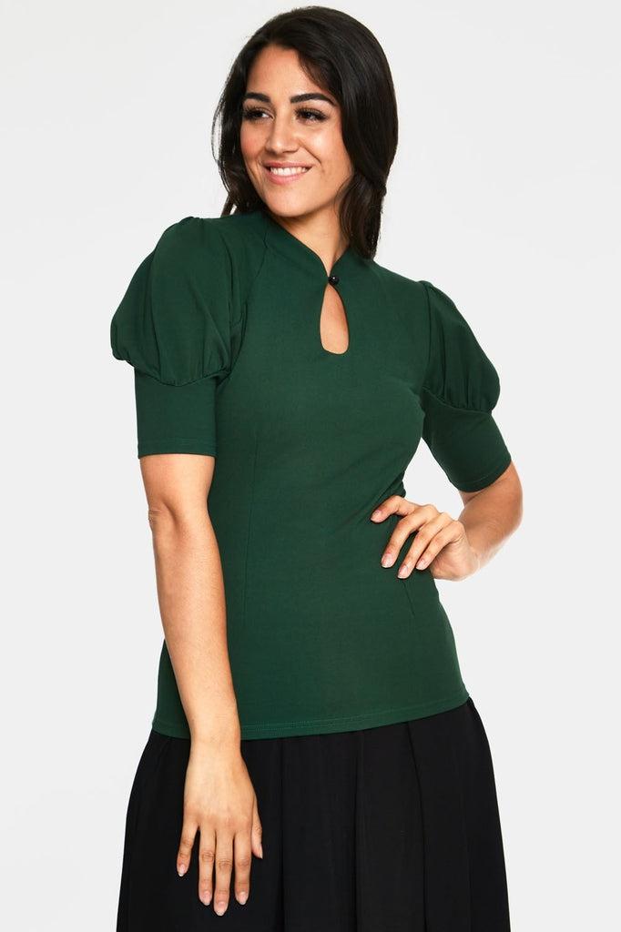 Dita Teese Keyhole Top-Voodoo Vixen-Dark Fashion Clothing