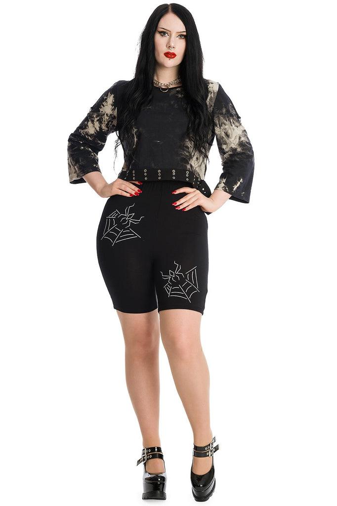 Dominion Shorts-Banned-Dark Fashion Clothing