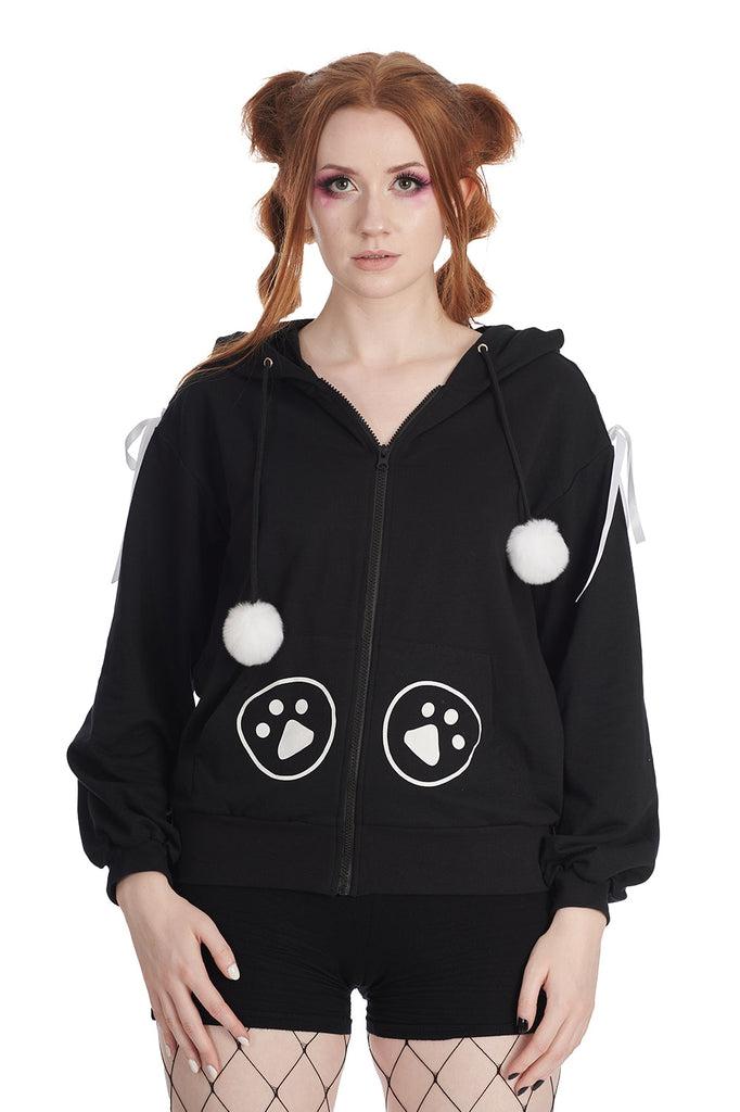 Fuzzyme Hoodie-Banned-Dark Fashion Clothing