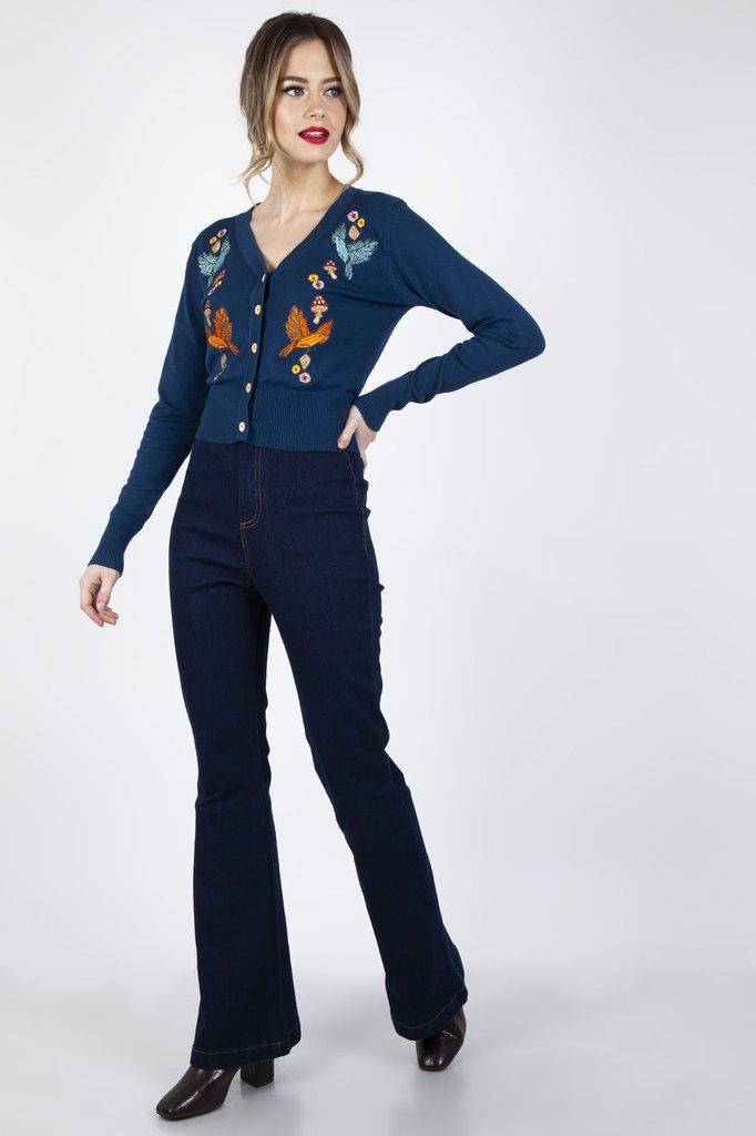 Ginny Woodland Cardigan-Voodoo Vixen-Dark Fashion Clothing