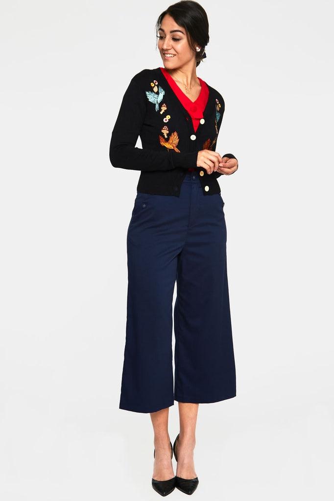 Ginny Woodland Cardigan-Voodoo Vixen-Dark Fashion Clothing