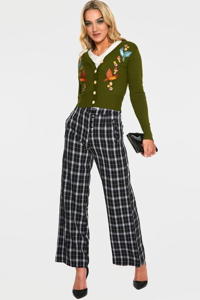 Ginny Woodland Cardigan-Voodoo Vixen-Dark Fashion Clothing