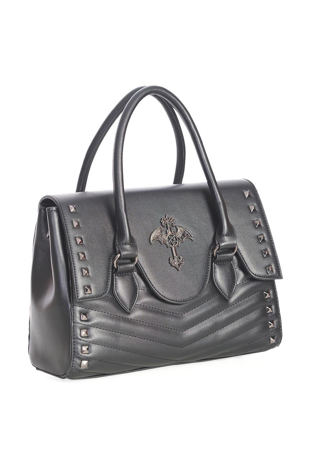 Glow Of The Cross Handbag-Banned-Dark Fashion Clothing