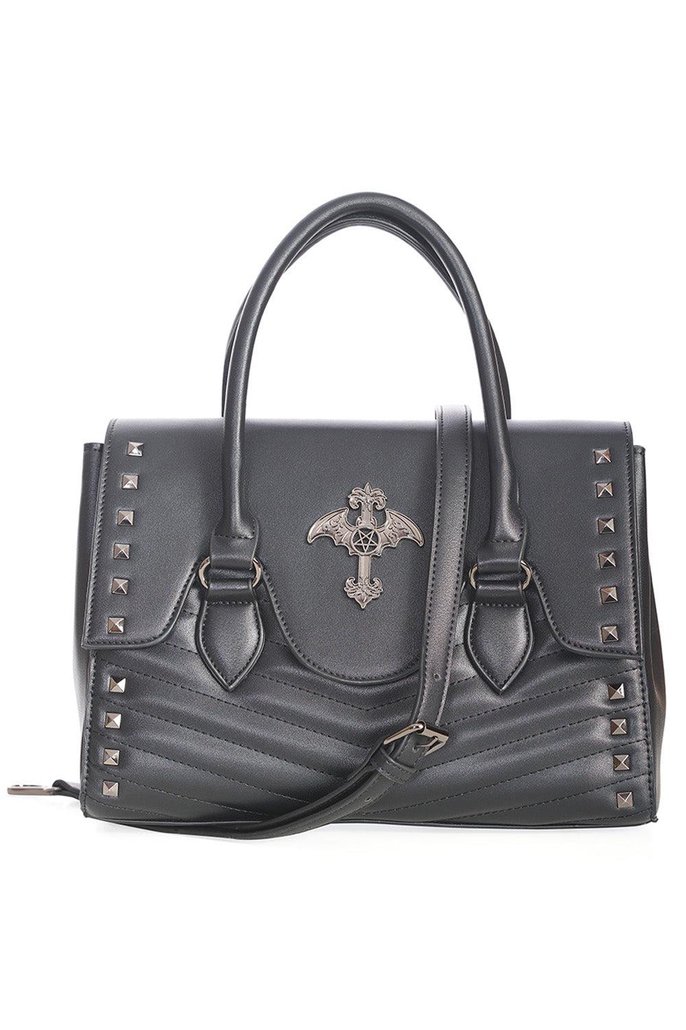 Glow Of The Cross Handbag-Banned-Dark Fashion Clothing
