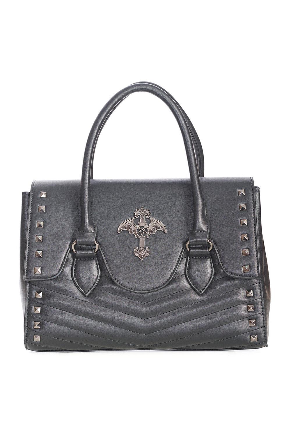 Glow Of The Cross Handbag-Banned-Dark Fashion Clothing