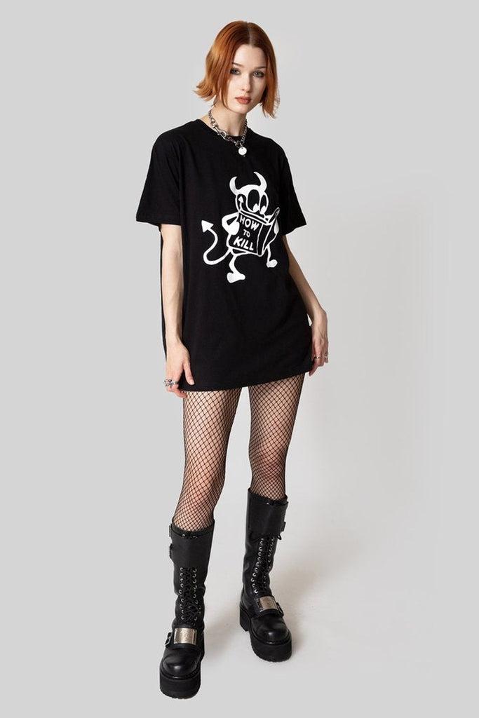 How To Kill T-Shirt - Unisex-Long Clothing-Dark Fashion Clothing