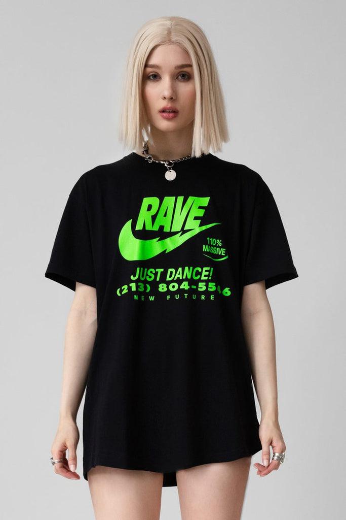 Illegal Rave T-shirt - Unisex-Long Clothing-Dark Fashion Clothing
