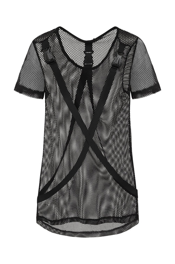Kameko Mesh Top-Banned-Dark Fashion Clothing