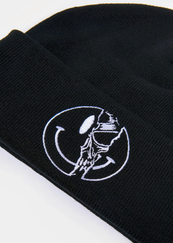 Killer Smiley Beanie - Unisex-Long Clothing-Dark Fashion Clothing