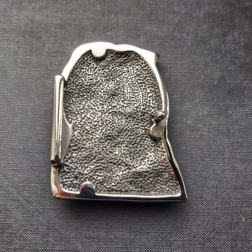 Leopard Belt Buckle - Steel - 0033-Badboy-Dark Fashion Clothing