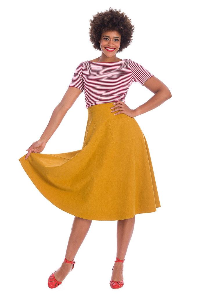 Lifes A Peach Pinafore Dress-Banned-Dark Fashion Clothing