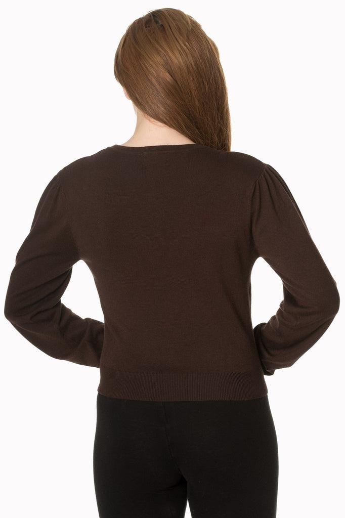 Little Luxury Cropped Cardigan-Banned-Dark Fashion Clothing