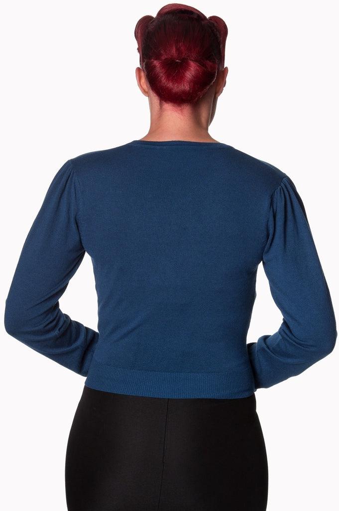 Little Luxury Cropped Cardigan-Banned-Dark Fashion Clothing