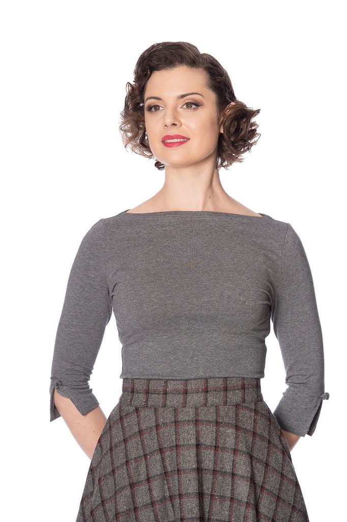 Oonagh Basic Top-Banned-Dark Fashion Clothing