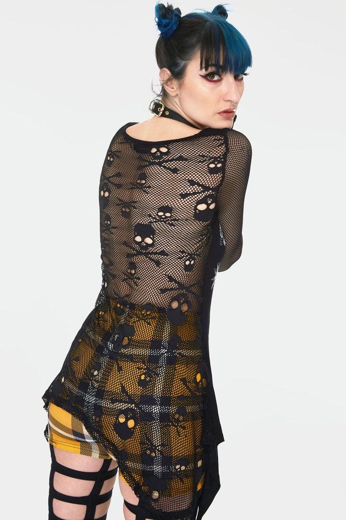 Ouija Board Long Sleeve Top-Jawbreaker-Dark Fashion Clothing