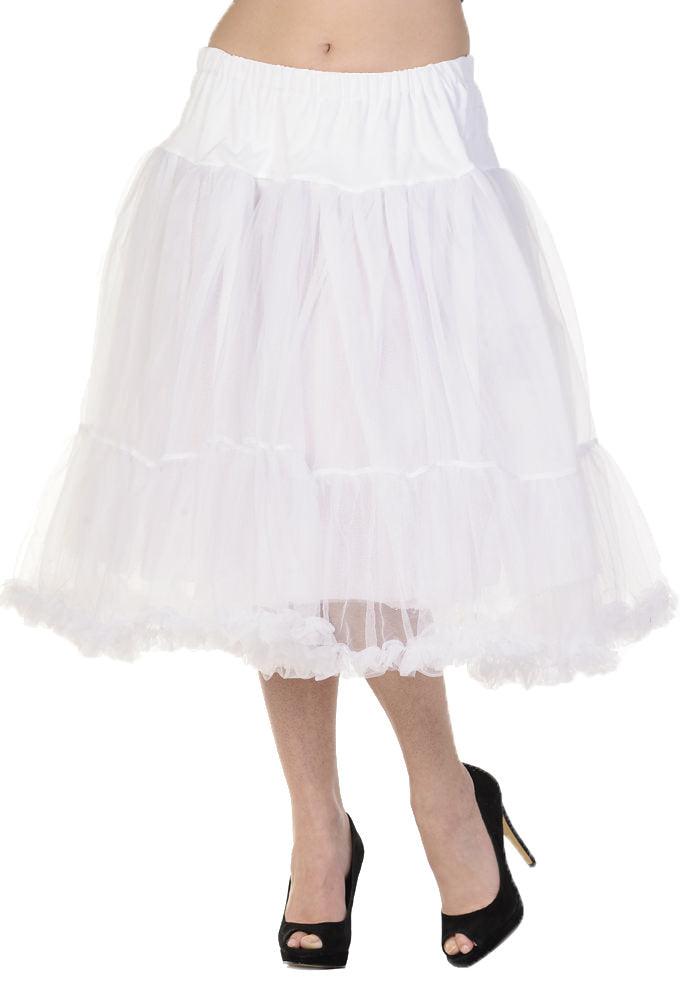Petticoat Long Skirt-Banned-Dark Fashion Clothing