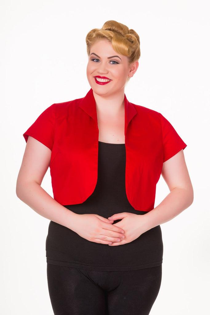 Plus Size Higher Love Shrug-Banned-Dark Fashion Clothing