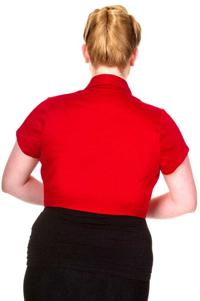 Plus Size Higher Love Shrug-Banned-Dark Fashion Clothing