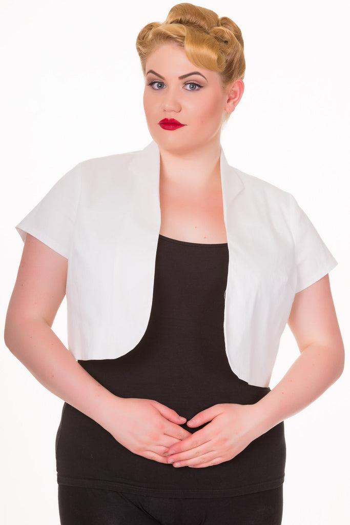 Plus Size Higher Love Shrug-Banned-Dark Fashion Clothing