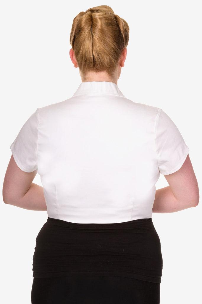 Plus Size Higher Love Shrug-Banned-Dark Fashion Clothing