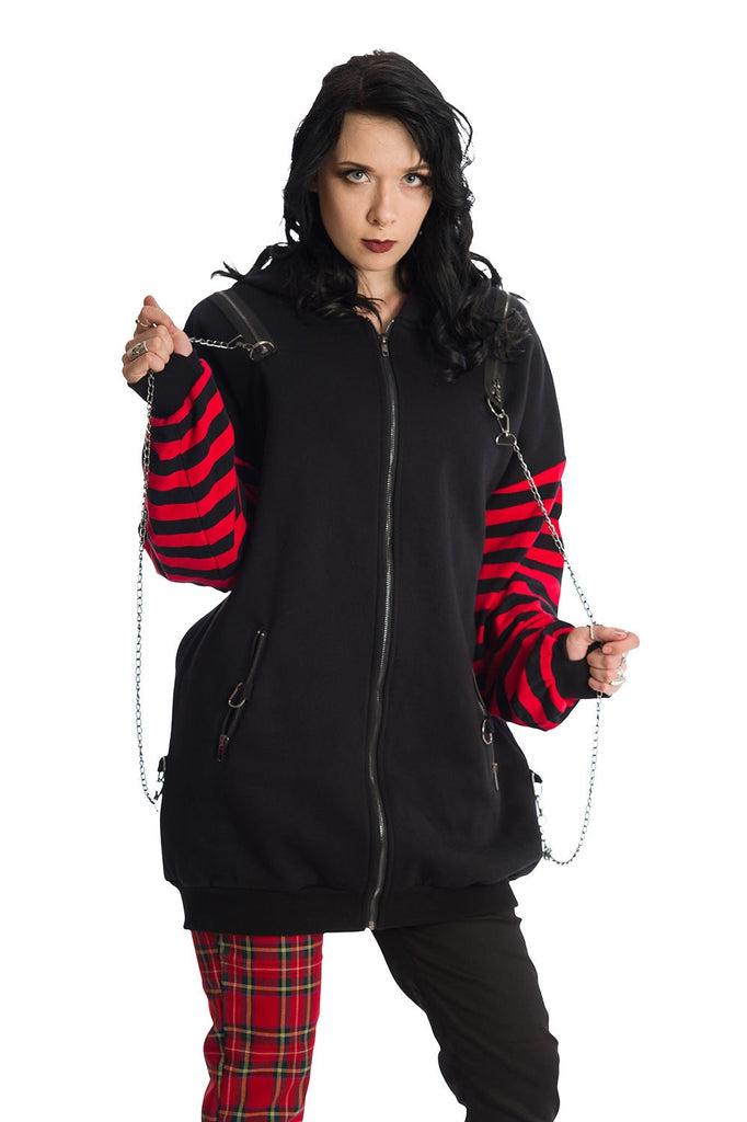 Portia Hoodie-Banned-Dark Fashion Clothing