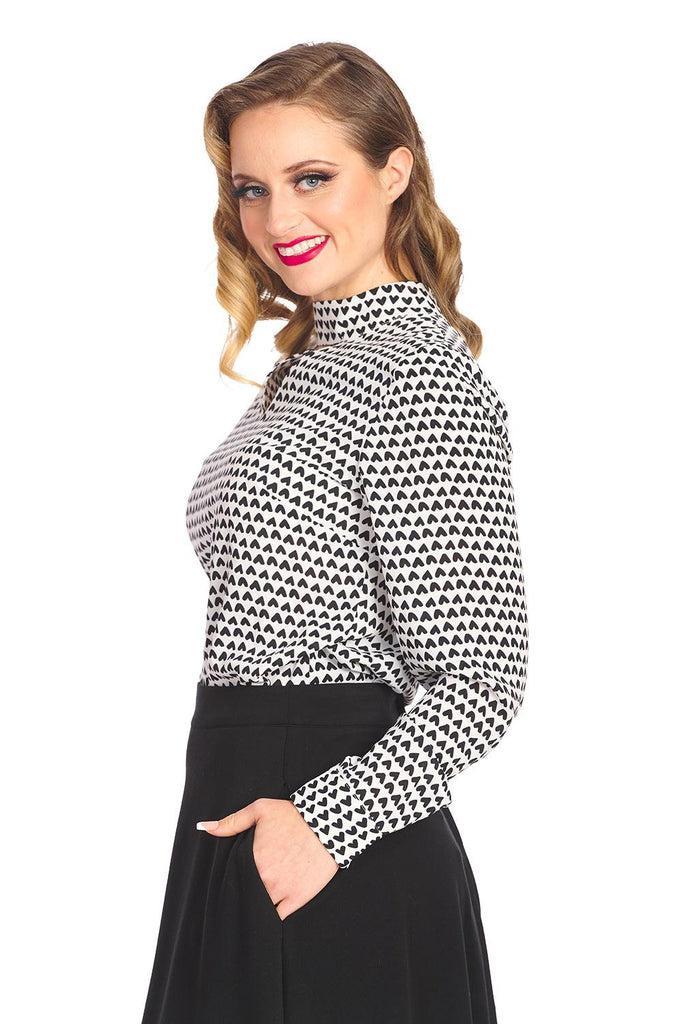 Queen Of Hearts Top-Banned-Dark Fashion Clothing