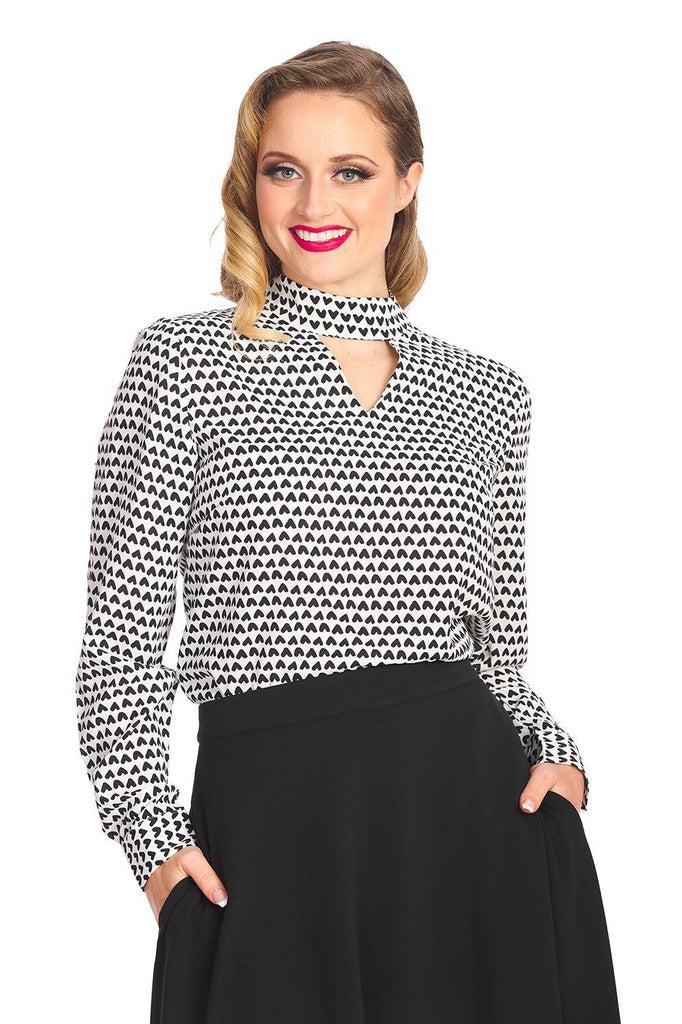 Queen Of Hearts Top-Banned-Dark Fashion Clothing