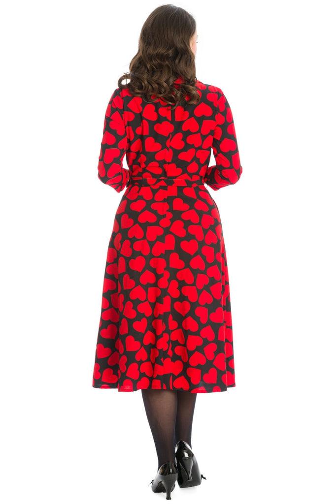 Romance Button Dress-Banned-Dark Fashion Clothing