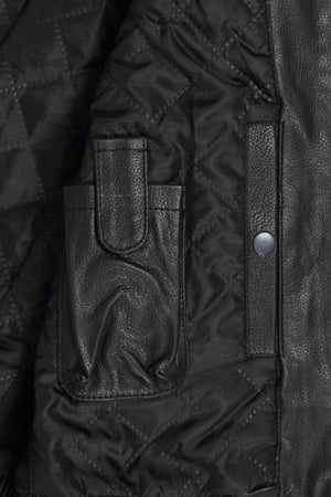 Silverman Leather Elasticated Biker Vest-Skintan Leather-Dark Fashion Clothing