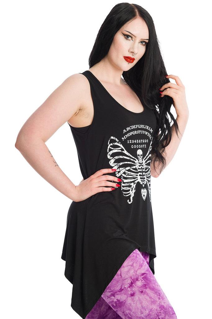 Skeleton Wings Top-Banned-Dark Fashion Clothing