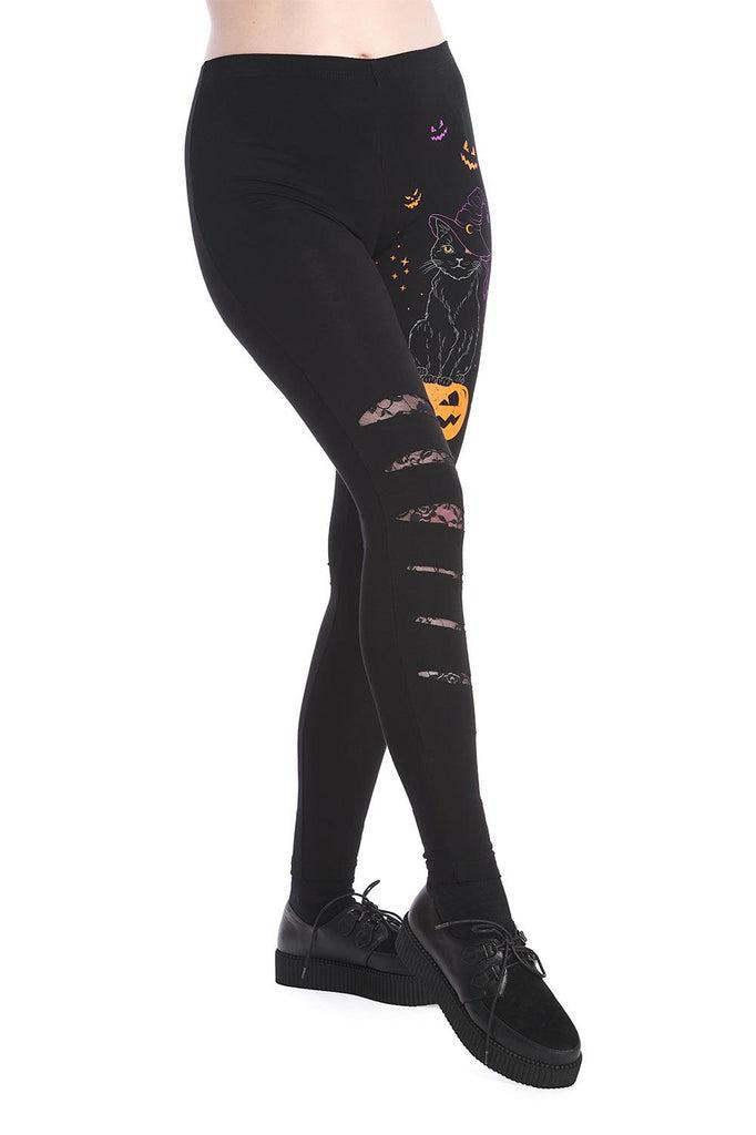 Spell On Me Leggings-Banned-Dark Fashion Clothing